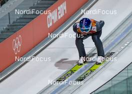 08.02.2014, Sochi, Russia (RUS): Anders Bardal (NOR), Fischer - XXII. Olympic Winter Games Sochi 2014, ski jumping, individual HS106, qualification, Sochi (RUS). www.nordicfocus.com. © NordicFocus. Every downloaded picture is fee-liable.