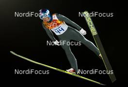 09.02.2014, Sochi, Russia (RUS): Anders Bardal (NOR), Fischer - XXII. Olympic Winter Games Sochi 2014, ski jumping, individual HS106, Sochi (RUS). www.nordicfocus.com. © NordicFocus. Every downloaded picture is fee-liable.