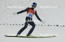 15.02.2014, Sochi, Russia (RUS): Michael Hayboeck (AUT), Fischer - XXII. Olympic Winter Games Sochi 2014, ski jumping, individual HS140, Sochi (RUS). www.nordicfocus.com. © NordicFocus. Every downloaded picture is fee-liable.