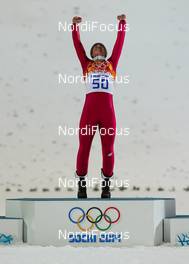 15.02.2014, Sochi, Russia (RUS): Kamil Stoch (POL), Fischer - XXII. Olympic Winter Games Sochi 2014, ski jumping, individual HS140, Sochi (RUS). www.nordicfocus.com. © NordicFocus. Every downloaded picture is fee-liable.