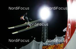 14.02.2014, Sochi, Russia (RUS): Thomas Morgenstern (AUT), Fischer - XXII. Olympic Winter Games Sochi 2014, ski jumping, individual HS140, Qualification, Sochi (RUS). www.nordicfocus.com. © NordicFocus. Every downloaded picture is fee-liable.