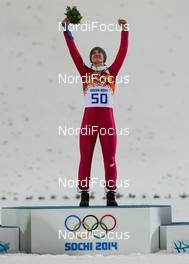 15.02.2014, Sochi, Russia (RUS): Kamil Stoch (POL), Fischer - XXII. Olympic Winter Games Sochi 2014, ski jumping, individual HS140, Sochi (RUS). www.nordicfocus.com. © NordicFocus. Every downloaded picture is fee-liable.