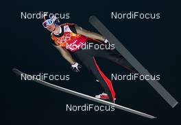 17.02.2014, Sochi, Russia (RUS): Andreas Wank (GER) - XXII. Olympic Winter Games Sochi 2014, ski jumping, team HS140, Sochi (RUS). www.nordicfocus.com. © NordicFocus. Every downloaded picture is fee-liable.