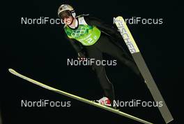 17.02.2014, Sochi, Russia (RUS): Thomas Morgenstern (AUT), Fischer - XXII. Olympic Winter Games Sochi 2014, ski jumping, team HS140, Sochi (RUS). www.nordicfocus.com. © NordicFocus. Every downloaded picture is fee-liable.