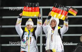 17.02.2014, Sochi, Russia (RUS): german fanclub - XXII. Olympic Winter Games Sochi 2014, ski jumping, team HS140, Sochi (RUS). www.nordicfocus.com. © NordicFocus. Every downloaded picture is fee-liable.