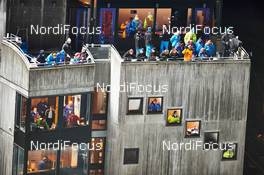 06.12.2014, Lillehammer, Norway (NOR): judges tower - FIS world cup ski jumping, individual HS138, Lillehammer (NOR). www.nordicfocus.com. © Felgenhauer/NordicFocus. Every downloaded picture is fee-liable.