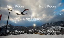 27.12.2014, Oberstdorf, Germany (GER): Karl Geiger (GER), Loeffler - FIS world cup ski jumping, four hills tournament, individual HS137, Qualification, Oberstdorf (GER). www.nordicfocus.com. © Laiho/NordicFocus. Every downloaded picture is fee-liable.