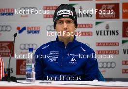 26.12.2014, Oberstdorf, Germany (GER): Simon Ammann (SUI) in the opening press conference - FIS world cup ski jumping, four hills tournament, individual HS137, Oberstdorf (GER). www.nordicfocus.com. © Laiho/NordicFocus. Every downloaded picture is fee-liable.