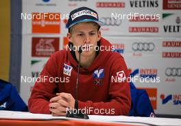 26.12.2014, Oberstdorf, Germany (GER): Michael Hayboeck (AUT) in the opening press conference - FIS world cup ski jumping, four hills tournament, individual HS137, Oberstdorf (GER). www.nordicfocus.com. © Laiho/NordicFocus. Every downloaded picture is fee-liable.