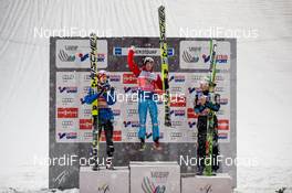 29.12.2014, Oberstdorf, Germany (GER): (l-r) Michael Hayboeck (AUT), Fischer, Stefan Kraft (AUT), Fischer and Peter Prevc (SLO) - FIS world cup ski jumping, four hills tournament, individual HS137, Oberstdorf (GER). www.nordicfocus.com. © Laiho/NordicFocus. Every downloaded picture is fee-liable.