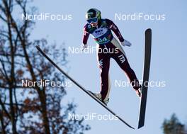 01.02.2014, Hinzenbach, Austria (AUT): Elena Runggaldier (ITA), Fluege.de - FIS world cup ski jumping ladies, individual HS85, Hinzenbach (AUT). www.nordicfocus.com. © Laiho/NordicFocus. Every downloaded picture is fee-liable.