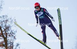 01.02.2014, Hinzenbach, Austria (AUT): Carina Vogt (GER), Fischer - FIS world cup ski jumping ladies, individual HS85, Hinzenbach (AUT). www.nordicfocus.com. © Laiho/NordicFocus. Every downloaded picture is fee-liable.