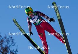 01.02.2014, Hinzenbach, Austria (AUT): Stefaniya Nadymova (RUS) - FIS world cup ski jumping ladies, individual HS85, Hinzenbach (AUT). www.nordicfocus.com. © Laiho/NordicFocus. Every downloaded picture is fee-liable.