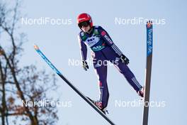 01.02.2014, Hinzenbach, Austria (AUT): Ramona Straub (GER) - FIS world cup ski jumping ladies, individual HS85, Hinzenbach (AUT). www.nordicfocus.com. © Laiho/NordicFocus. Every downloaded picture is fee-liable.
