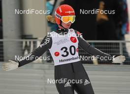 02.02.2014, Hinzenbach, Austria (AUT): Anna Haefele (GER)  - FIS world cup ski jumping ladies, individual HS85, Hinzenbach (AUT). www.nordicfocus.com. © Laiho/NordicFocus. Every downloaded picture is fee-liable.