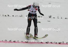 02.02.2014, Hinzenbach, Austria (AUT): Irina Avvakumova (RUS), Fischer - FIS world cup ski jumping ladies, individual HS85, Hinzenbach (AUT). www.nordicfocus.com. © Laiho/NordicFocus. Every downloaded picture is fee-liable.