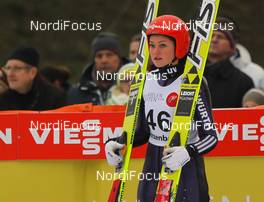02.02.2014, Hinzenbach, Austria (AUT): Carina Vogt (GER), Fischer - FIS world cup ski jumping ladies, individual HS85, Hinzenbach (AUT). www.nordicfocus.com. © Laiho/NordicFocus. Every downloaded picture is fee-liable.