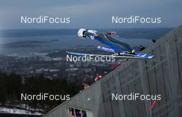 08.03.2014, Oslo, Norway (NOR): Julia Clair (FRA) - FIS world cup ski jumping ladies, individual HS134, Oslo (NOR). www.nordicfocus.com. © Laiho/NordicFocus. Every downloaded picture is fee-liable.