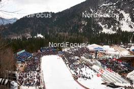 22.03.2014, Planica, Slovenia (SLO): crowded arena in Planica - FIS world cup ski jumping ladies, individual HS139, Planica (SLO). www.nordicfocus.com. © Felgenhauer/NordicFocus. Every downloaded picture is fee-liable.