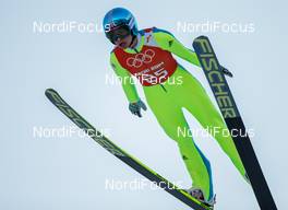 08.02.2014, Sochi, Russia (RUS): Maja Vtic (SLO), Fischer - XXII. Olympic Winter Games Sochi 2014, ski jumping ladies, training, Sochi (RUS). www.nordicfocus.com. © NordicFocus. Every downloaded picture is fee-liable.
