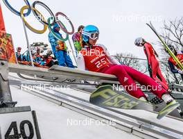 09.02.2014, Sochi, Russia (RUS): Maja Vtic (SLO), Fischer - XXII. Olympic Winter Games Sochi 2014, ski jumping ladies, training, Sochi (RUS). www.nordicfocus.com. © NordicFocus. Every downloaded picture is fee-liable.
