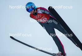 08.02.2014, Sochi, Russia (RUS): Helena Olsson Smeby (NOR) - XXII. Olympic Winter Games Sochi 2014, ski jumping ladies, training, Sochi (RUS). www.nordicfocus.com. © NordicFocus. Every downloaded picture is fee-liable.
