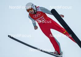 08.02.2014, Sochi, Russia (RUS): Julia Clair (FRA) - XXII. Olympic Winter Games Sochi 2014, ski jumping ladies, training, Sochi (RUS). www.nordicfocus.com. © NordicFocus. Every downloaded picture is fee-liable.