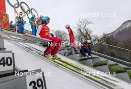 09.02.2014, Sochi, Russia (RUS): Maja Vtic (SLO), Fischer - XXII. Olympic Winter Games Sochi 2014, ski jumping ladies, training, Sochi (RUS). www.nordicfocus.com. © NordicFocus. Every downloaded picture is fee-liable.