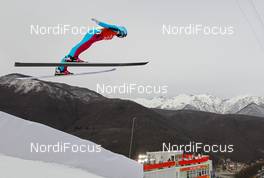 09.02.2014, Sochi, Russia (RUS): Line Jahr (NOR) - XXII. Olympic Winter Games Sochi 2014, ski jumping ladies, training, Sochi (RUS). www.nordicfocus.com. © NordicFocus. Every downloaded picture is fee-liable.