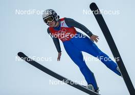 08.02.2014, Sochi, Russia (RUS): Coline Mattel (FRA), Fluege.de - XXII. Olympic Winter Games Sochi 2014, ski jumping ladies, training, Sochi (RUS). www.nordicfocus.com. © NordicFocus. Every downloaded picture is fee-liable.