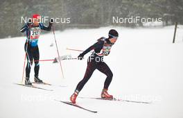 26.01.2014, Bad Hindelang, Germany (GER): Christoph  Appius  (SUI ), Stefanie  Felgenhauer  (GER ), (l-r) - Skitrail Tannheimertal, Bad Hindelang (GER). www.nordicfocus.com. © Felgenhauer/NordicFocus. Every downloaded picture is fee-liable.