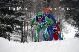 26.01.2014, Val di Fassa/Val di Fiemme, Italy (ITA): slower athletes at km 33 - FIS Marathon Cup Marcialonga, Val di Fassa/Val di Fiemme (ITA). www.nordicfocus.com. © Rauschendorfer/NordicFocus. Every downloaded picture is fee-liable.