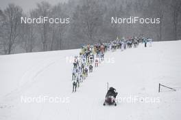02.02.2014, Oberammergau, Germany (GER): leaders early in the race - FIS Marathon Cup Koenig Ludwig Lauf, Oberammergau (GER). www.nordicfocus.com. © Rauschendorfer/NordicFocus. Every downloaded picture is fee-liable.