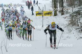02.02.2014, Oberammergau, Germany (GER): Eugeniy  Dementiev (RUS) attacks at a hill - FIS Marathon Cup Koenig Ludwig Lauf, Oberammergau (GER). www.nordicfocus.com. © Rauschendorfer/NordicFocus. Every downloaded picture is fee-liable.