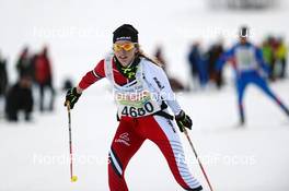 01.02.2014, Oberammergau, Germany (GER): Jessica Müller (GER) - FIS Marathon Cup Koenig Ludwig Lauf, Oberammergau (GER). www.nordicfocus.com. © Rauschendorfer/NordicFocus. Every downloaded picture is fee-liable.