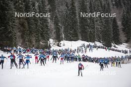 09.02.2014, Morez, France (FRA): Group of athletes - FIS Marathon Cup La Transjurassienne, Morez (FRA). www.nordicfocus.com. © Becker/NordicFocus. Every downloaded picture is fee-liable.