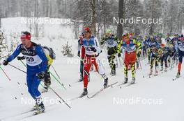 02.03.2014, Mora, Sweden (SWE): Oscar Bergstrom (SWE), Jens Filbrich (GER), xc-ski.de Skimarathon Team, (l-r) - FIS Marathon Cup Vasaloppet, Mora (SWE). www.nordicfocus.com. © Rauschendorfer/NordicFocus. Every downloaded picture is fee-liable.