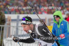 11.01.2015, Oberhof, Germany (GER): Benjamin Weger (SUI) - IBU world cup biathlon, mass men, Oberhof (GER). www.nordicfocus.com. © Manzoni/NordicFocus. Every downloaded picture is fee-liable.