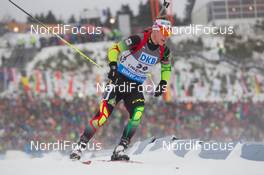 11.01.2015, Oberhof, Germany (GER): Michal Krcmar (CZE) - IBU world cup biathlon, mass men, Oberhof (GER). www.nordicfocus.com. © Manzoni/NordicFocus. Every downloaded picture is fee-liable.