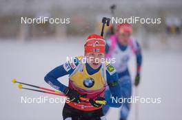 11.01.2015, Oberhof, Germany (GER): Kaisa Maekaeraeinen (FIN) - IBU world cup biathlon, mass women, Oberhof (GER). www.nordicfocus.com. © Manzoni/NordicFocus. Every downloaded picture is fee-liable.