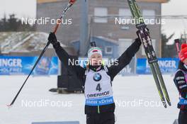 11.01.2015, Oberhof, Germany (GER): Darya Domracheva (BLR) - IBU world cup biathlon, mass women, Oberhof (GER). www.nordicfocus.com. © Manzoni/NordicFocus. Every downloaded picture is fee-liable.