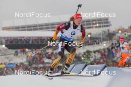 11.01.2015, Oberhof, Germany (GER): Franziska Hildebrand (GER) - IBU world cup biathlon, mass women, Oberhof (GER). www.nordicfocus.com. © Manzoni/NordicFocus. Every downloaded picture is fee-liable.