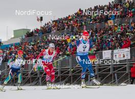 11.01.2015, Oberhof, Germany (GER): Veronika Vitkova (CZE), Tiril Eckhoff (NOR), Valj Semerenko (UKR) - IBU world cup biathlon, mass women, Oberhof (GER). www.nordicfocus.com. © Manzoni/NordicFocus. Every downloaded picture is fee-liable.