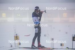 08.01.2015, Oberhof, Germany (GER): Mario Dolder (SUI) - IBU world cup biathlon, relay men, Oberhof (GER). www.nordicfocus.com. © Manzoni/NordicFocus. Every downloaded picture is fee-liable.