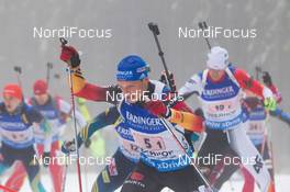 08.01.2015, Oberhof, Germany (GER): Eric Lesser (GER) - IBU world cup biathlon, relay men, Oberhof (GER). www.nordicfocus.com. © Manzoni/NordicFocus. Every downloaded picture is fee-liable.