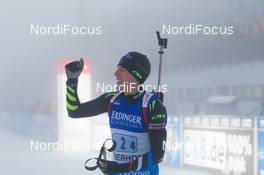 08.01.2015, Oberhof, Germany (GER): Quentin Fillon Maillet (FRA) - IBU world cup biathlon, relay men, Oberhof (GER). www.nordicfocus.com. © Manzoni/NordicFocus. Every downloaded picture is fee-liable.
