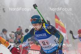 08.01.2015, Oberhof, Germany (GER): Tobias Arwidson (SWE) - IBU world cup biathlon, relay men, Oberhof (GER). www.nordicfocus.com. © Manzoni/NordicFocus. Every downloaded picture is fee-liable.