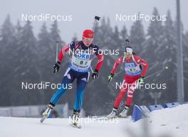 07.01.2015, Oberhof, Germany (GER): Galina Nechkasova (RUS) - IBU world cup biathlon, relay women, Oberhof (GER). www.nordicfocus.com. © Manzoni/NordicFocus. Every downloaded picture is fee-liable.