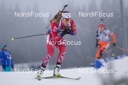 07.01.2015, Oberhof, Germany (GER): Elise Ringen (NOR) - IBU world cup biathlon, relay women, Oberhof (GER). www.nordicfocus.com. © Manzoni/NordicFocus. Every downloaded picture is fee-liable.