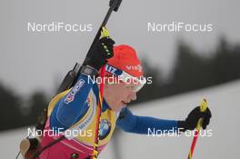 09.01.2015, Oberhof, Germany (GER): Kaisa Maekaeraeinen (FIN) - IBU world cup biathlon, sprint women, Oberhof (GER). www.nordicfocus.com. © Manzoni/NordicFocus. Every downloaded picture is fee-liable.